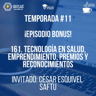 episode 163. BONUS T11: "Tecnología en salud, emprendimiento, premios y reconocimientos" - Invitado César Esquivel de SAFTU artwork