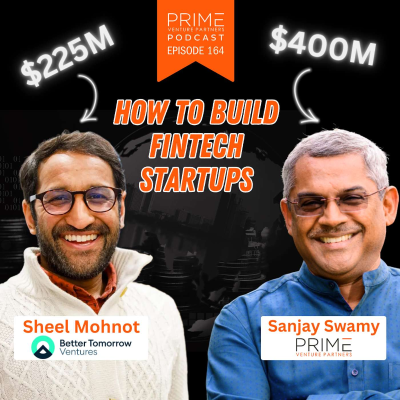 episode India & US Fintech in 2025: Sheel Mohnot from Better Tomorrow Ventures on PrimeVP Podcast artwork