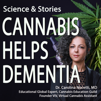 episode Dr. Carolina Nocetti, MD Educational Global Expert, Cannabis Education Guild; Founder ViV, Virtual Cannabis Assistant artwork