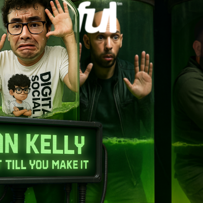 episode SEAN KELLY: Fake It Till You Make It - PODAWFUL PODCAST EO73 artwork