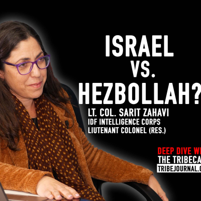 episode Israel's Northern Border with Lebanon | Deep Dive with IDF Intelligence Corps. (res.) Lt. Col. Sarit Zahavi artwork