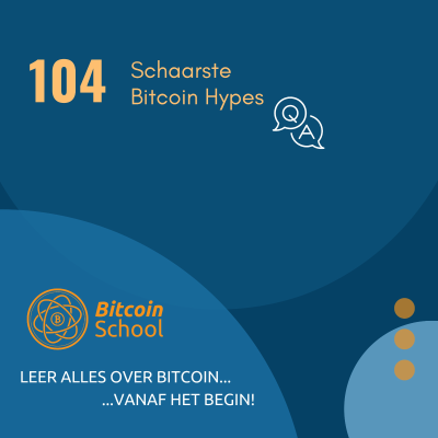 episode Les 104 - Transacties, Schaarste en Bitcoin Hypes | Q&A artwork