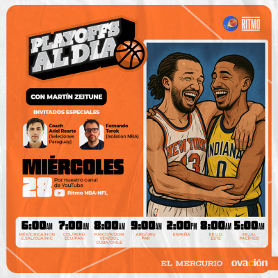 episode Indiana toma ventaja 3-1 sobre New York 🏀 PLAYOFFS AL DÍA #39 | Ritmo NBA T6 E127 artwork