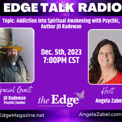 episode Addiction into Spiritual Awakening with Psychic, Author JD Radewan, Wisconsin artwork