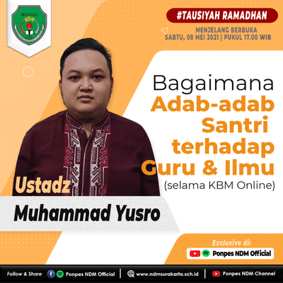 episode 《 𝐓𝐚𝐮𝐬𝐢𝐲𝐚𝐡 𝐑𝐚𝐦𝐚𝐝𝐡𝐚𝐧 - 𝐔𝐬𝐭𝐚𝐝𝐳 𝐌. 𝐘𝐮𝐬𝐫𝐨: 𝐀𝐝𝐚𝐛-𝐀𝐝𝐚𝐛 𝐒𝐚𝐧𝐭𝐫𝐢 𝐓𝐞𝐫𝐡𝐚𝐝𝐚𝐩 𝐈𝐥𝐦𝐮 𝐝𝐚𝐧 𝐆𝐮𝐫𝐮 𝐬𝐞𝐥𝐚𝐦𝐚 𝐊𝐁𝐌 𝐃𝐚𝐫𝐢𝐧𝐠 》 artwork