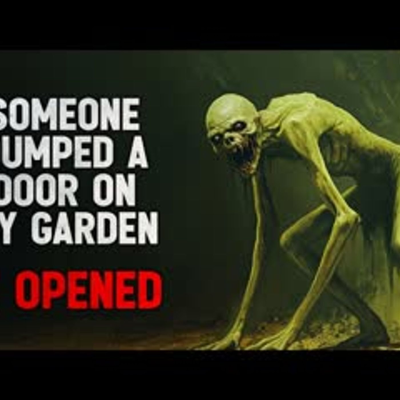 episode "Someone dumped a door on my garden. It opened" Creepypasta artwork