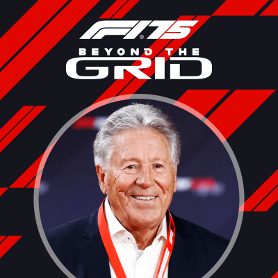 episode Celebrating F1 75 with Mario Andretti artwork