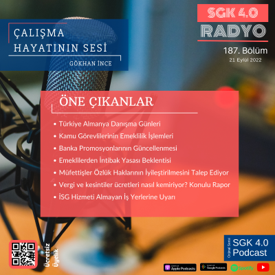 episode ÇALIŞMA HAYATININ SESİ 187. BÖLÜM | GÖKHAN İNCE-İŞ VE SOSYAL GÜVENLİK UZMANI artwork