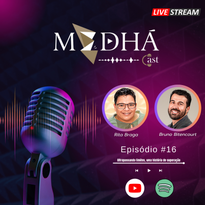 episode [MedháCast #16] Ultrapassando limites, uma história de superação "Rita Braga" artwork