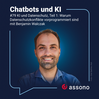 episode 79 - KI und Datenschutz, Teil 1: Warum Datenschutzkonflikte vorprogrammiert sind mit Benjamin Walczak artwork