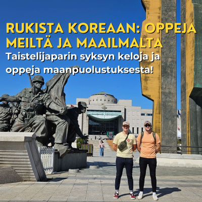 episode RUKista Koreaan ja komentajan kulmahuoneeseen: TST-pari kelailee maanpuolustusoppeja syksyltä artwork