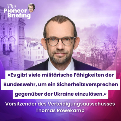 episode Verteidigungspolitiker Thomas Röwekamp: “Es gibt Zweifel in der Ukraine.” artwork
