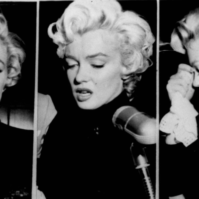 episode ”Blonde”– Oates om blickarna som rispar i bilden av Marilyn artwork