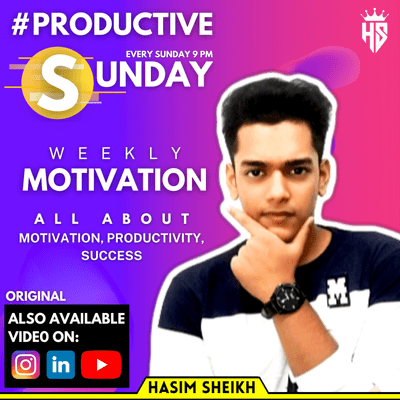 Productive Sunday | Hindi motivation, success, inspiration, productivity tips, entrepreneurship