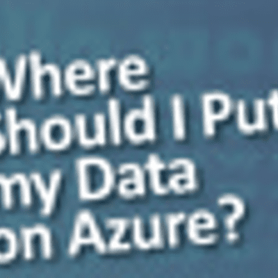 episode Where should I put my Data in Azure? artwork