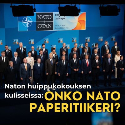 episode Mitä historiallista Naton huippukokouksessa oli? Haagin huippukokouksen kulisseissa artwork
