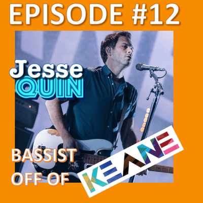 episode Spin the Wheel Podcast #12 - Jesse Quin - Keane Bass Player artwork