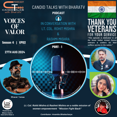 episode CTBV#S4-E02: In conversation with dynamic couple Lt. Col. Rohit Mishra & Rashmi Mishra - Part1. artwork