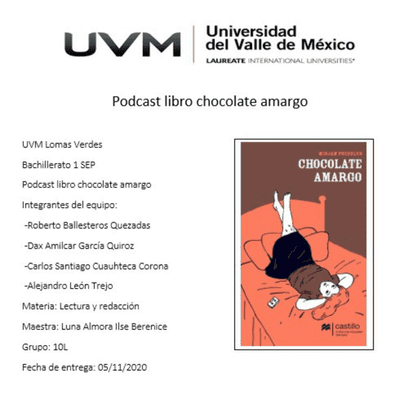 episode Chocolate amargo proyecto 2 artwork