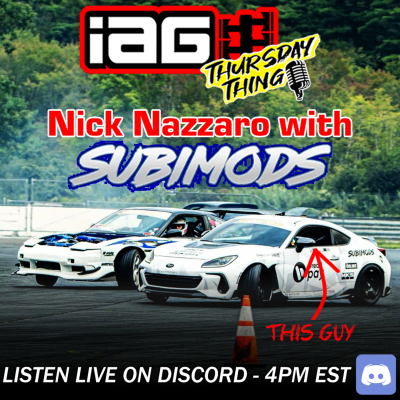 episode IAG Thursday Thing EP.55: Talking shop with Nick Nazzaro from SubiMods! artwork