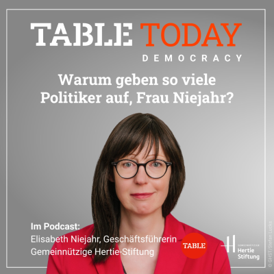 episode Warum geben so viele Politiker auf, Frau Niejahr? artwork