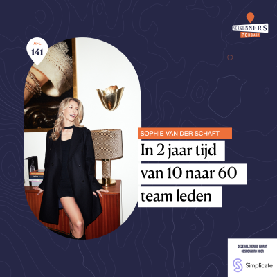 episode In 2 jaar tijd van 10 naar 60 team leden - met Sophie van der Schaft - #141 artwork