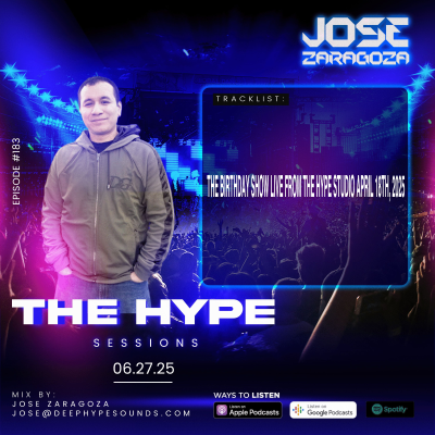 episode 183: Jose Zaragoza - The Hype Sessions Volume # 183 artwork