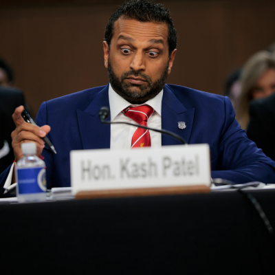 episode Kash Patel is posting through it artwork