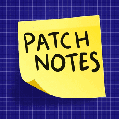 Patch Notes