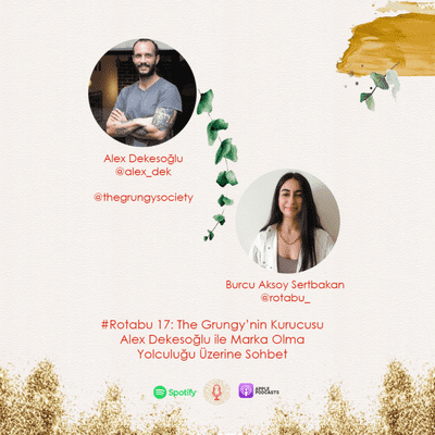 episode #Rotabu17: The Grungy’nin Kurucusu Alex Dekesoğlu ile Marka Olma Yolculuğu Üzerine Sohbet artwork