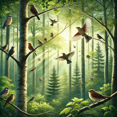 episode Relájate con el suave canto de los pájaros en la naturaleza – perfecto para dormir fácilmente artwork