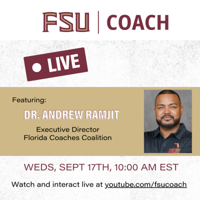 episode "Just a Warm Body Covering a Sport" - Coach Salary in FL with Dr. Andrew Ramjit artwork