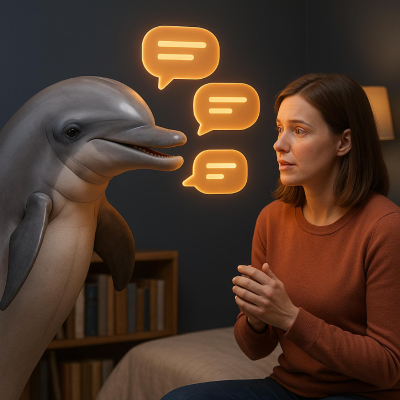 episode El lenguaje secreto de los delfines y el intento de enseñarlos a hablar inglés en los años 60 artwork