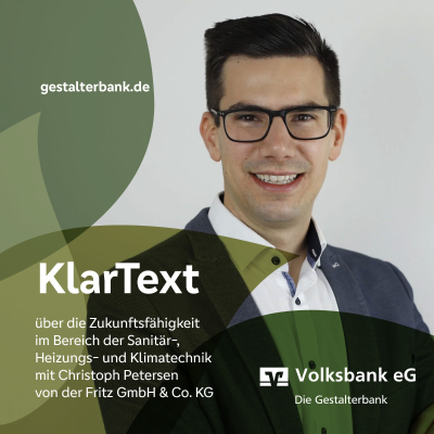 episode Episode 20: KlarText über die Sanitär-, Heizungs- und Klimatechnik mit Christoph Petersen von der Fritz GmbH & Co. KG artwork