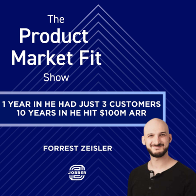 episode 1 year in he had just 3 customers—today he’s at $100M ARR. | Forrest Zeisler, Co-Founder of Jobber | Forrest Zeisler, Co-Founder of Jobber artwork