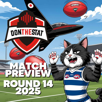 episode Don The Stat 2025 Round 14 Preview vs Geelong (Feat. Josh Wilson) artwork