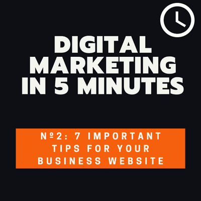 episode 7 Important tips for your Business Website artwork