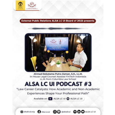 episode ALSA LC UI Podcast #3: How Academic and Non-Academic Experiences Shape Your Professional Path artwork