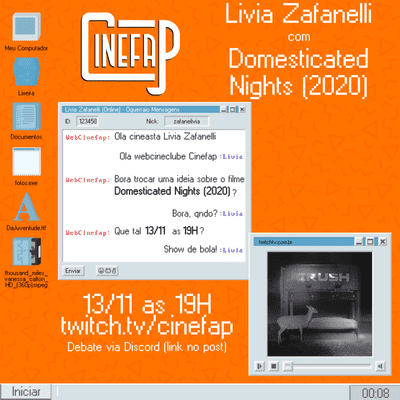 episode CineFAP Convida #18 - Domesticated Nights (2020), dir: Lívia Zafanelli artwork