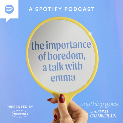 episode the importance of boredom, a talk with emma artwork