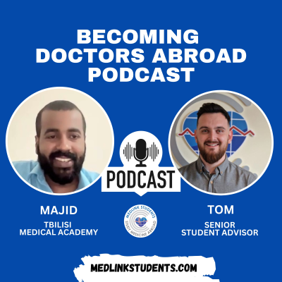 episode Exploring Petre Shotadze Tbilisi Medical Academy (TMA) : Dr Majid's Q&A Spills All for Med Students Abroad! artwork