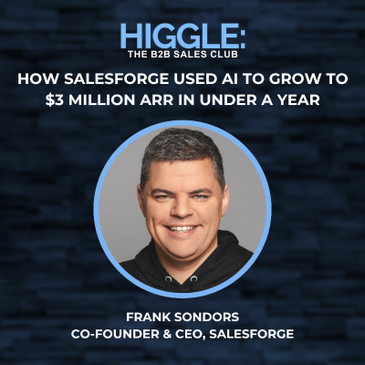 episode How Salesforge used AI to Grow to $3 Million ARR in Under a Year with Frank Sondors artwork