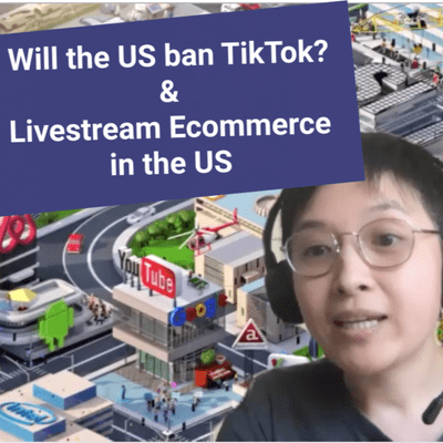 episode #4 Will the US ban TikTok? & Livestream Ecommerce in the US with Rui Ma artwork