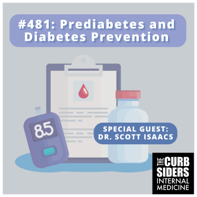 episode #481 Prediabetes and Diabetes Prevention with Dr. Scott Isaacs artwork