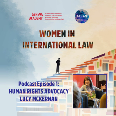 episode Women in International Law – Episode 01 – Lucy McKernan artwork