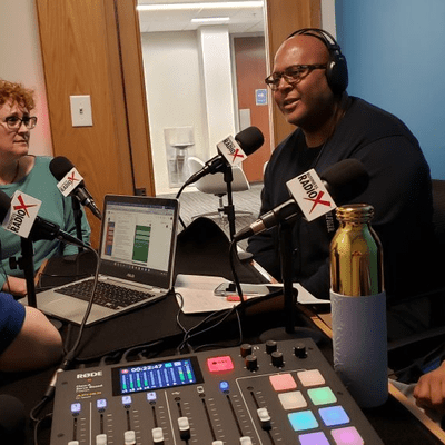 episode ATDC Radio: Anju Mathew with OncoLens and Nakia Melecio and Brandy Nagel with ATDC artwork