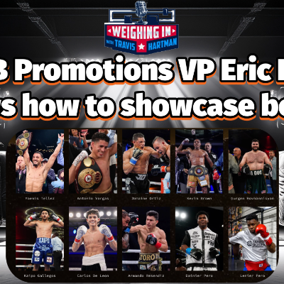 episode BOXLAB Promotions Vice President Eric Enrique has a stable of STACKED fighters artwork