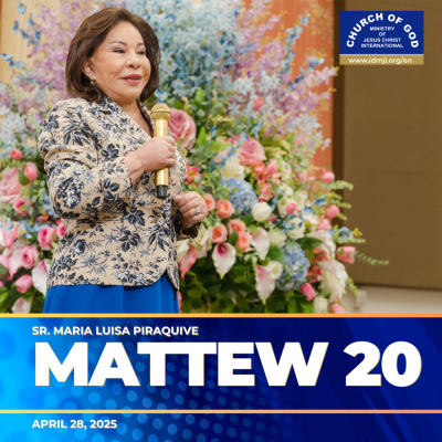 episode Sermon: Matthew 20 - April 27, 2025 - Sister Maria Luisa Piraquive artwork