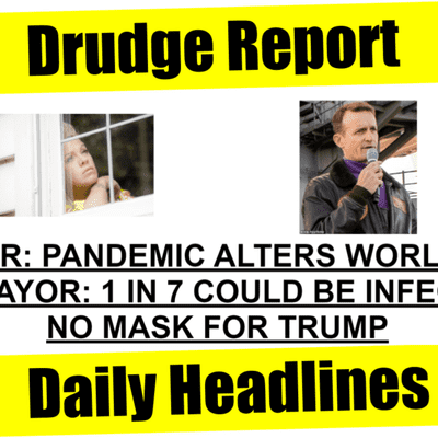 episode DRUDGE REPORT HEADLINES - April 4, 2020 - Navy Fires Aircraft Captain Who Raised Outbreak Alarm artwork