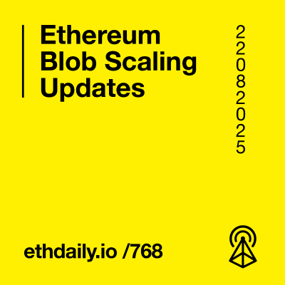 episode Ethereum Blob Scaling Updates artwork